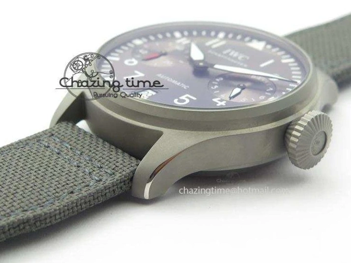 MIROTIME 0515 SunProtective Big Pilot Real PR IW500910 “Patrouille Suisse” ZF 1:1 Best Edition On Gray Nylon Strap 7278